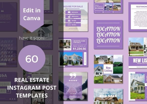 60 Real Estate Social Media Templates: Elevate Your Brand