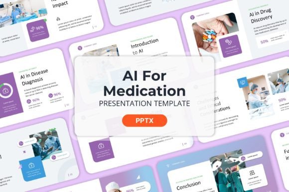 AI for Medication: Professional PowerPoint Templates for Healthcare