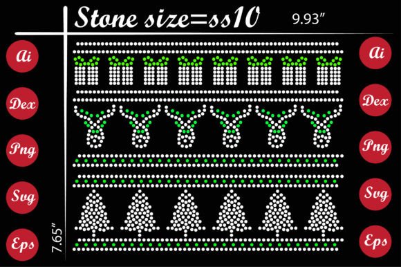 Christmas Rhinestone Templates: Your Guide to Sparkling Designs
