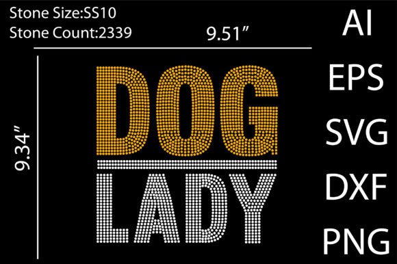 Crafting Canine Charm: The Dog Lady Rhinestone Templates