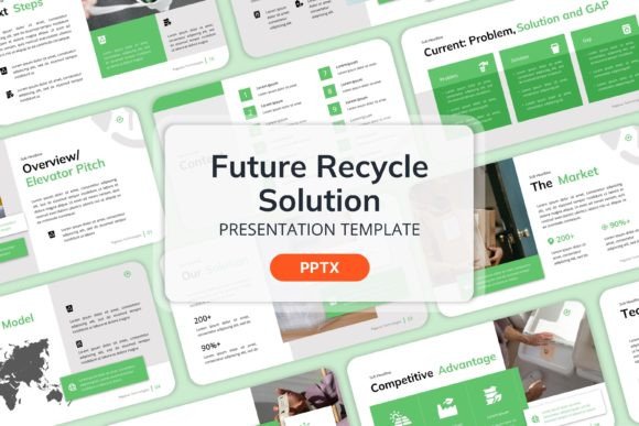 Future Recycle Solution - PPT Templates: A Modern Business Design Kit