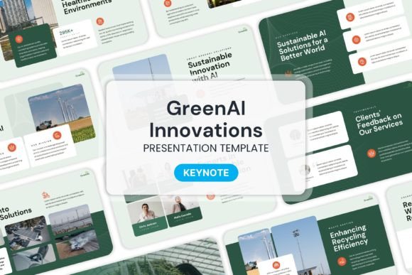 GreenAI Innovations Keynote Templates: A Fresh Approach to Business Presentations