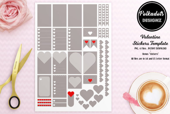 Heartfelt Design: Mastering Valentine Stickers Templates
