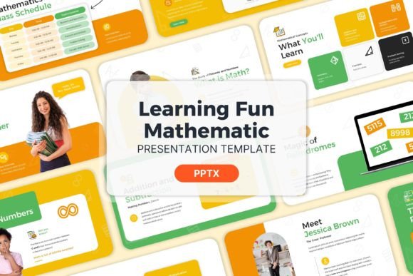 Learning Fun Mathematic: Creative PPT Templates for Business