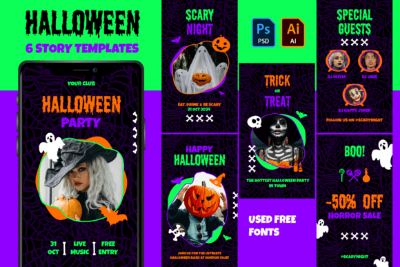 Neon Halloween Story Templates: A Designer's Toolkit for Spooky Social Media