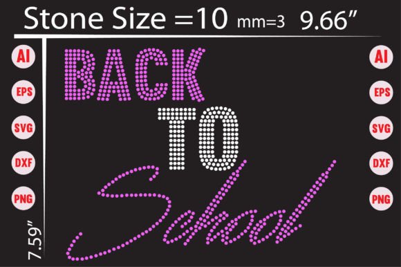 Sparkle and Strategy: Using Back to School Rhinestone Templates