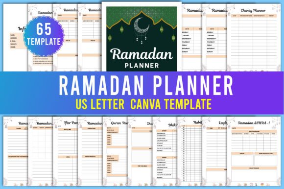 Streamline Your Holy Month with 2024 Ramadan Planner Canva Templates