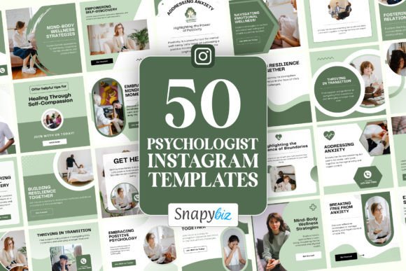 Streamline Your Practice: Psychologist Instagram Canva Templates