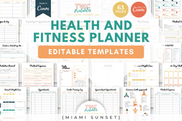 Transform Your Wellness Goals with These Canva Templates